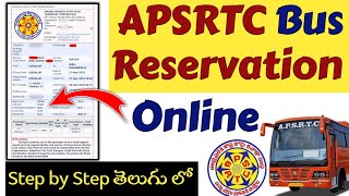 How to Book APSRTC Bus Tickets Online in Telugu  RTC Bus Tickets Booking Online [upl. by Loise]