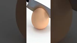 Satisfying egg cutting ⚪  relaxing trending ytshorts sajatable [upl. by Sirromad]