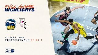 ALBA BERLIN vs Telekom Baskets Bonn  Full Game Highlights  Viertelfinale Spiel 1  Playoffs 2324 [upl. by Annayat]