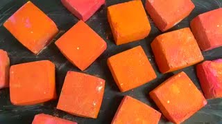 peach colour and pink blocks♥️ edit compilation ASMRgymchalkIndonesia asmr satisfying gymchalk [upl. by Vanna]