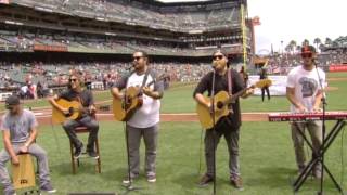 Falling Acoustic  IRATION 20140712  SF Giants [upl. by Naelopan]