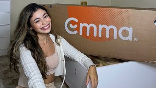 Colchão one plus Emma Colchões  unboxing  resenha 🧡🛏️ [upl. by Drucie]