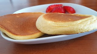 Pancakes soffici e gustosi senza lievito e senza bilancia [upl. by Onitsoga]