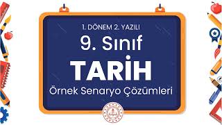 9 Sınıf Tarih 1 Dönem 2 Yazılı Örnek Senaryo Çözümleri [upl. by Bobbi612]