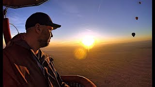 Fantastische Ballonfahrt durch die Wüste von Dubai [upl. by Sandon]