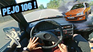 OTOBAN FARESİ  PEUGEOT 106 XR POV SÜRÜŞ İNCELEME [upl. by Adelaide444]