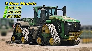 800Hp John Deere 9RX Quadtrac Update  3 Beasts are coming to dominate the fields  HD NEW [upl. by Rafaelita93]