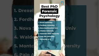 Which colleges have the best PhD programs in forensic psychology college [upl. by Alrick]