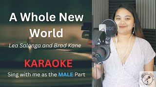 A Whole New World Female Part Only  Karaoke  Lea Salonga amp Brad Kane [upl. by Anuaik]