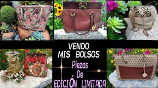 Vendo mis BOLSOS de Edición Limitada Piezas únicasauténticas y a buen PRECIO MARCAS DE DISEÑADOR [upl. by Elvina609]