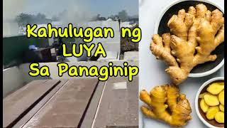 KAHULUGAN NG LUYA SA PANAGINIP [upl. by Ahtel]