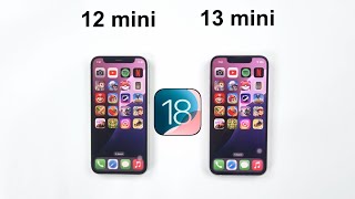 iOS 18  iPhone 12 mini vs 13 mini Speed Test [upl. by Ideih]