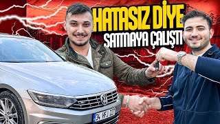 HATASIZ DİYE SATMAYA ÇALIŞTI HASARLI ÇIKTI  1350000 TL PASSAT ALDIK [upl. by Gnuhc]