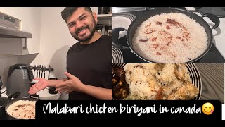 Malabari Chicken Biriyani in Canada [upl. by Akceber702]