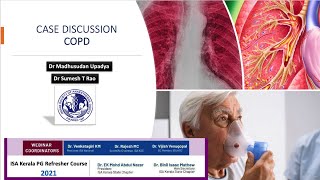 COPD  Case Discussion  Kerala ISA PG Refresher Course 2021 [upl. by Aiel890]