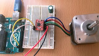 A4988 Stepper motor driver with Arduino [upl. by Ennairrac771]