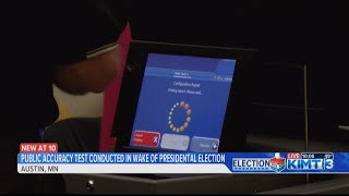 Austin tests voting equipment ahead of Election Day [upl. by Kent]