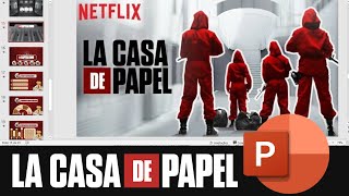 POWERPOINT LA CASA DE PAPEL LINK DO ARQUIVO NA DESCRIÇÃO [upl. by Nyrb497]