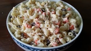 FILIPINO MACARONI SALAD EASY RECIPE [upl. by Hephzipa]