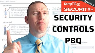 Security Controls Types and Application  CompTIA Security Performance Based Question [upl. by Ssilb]