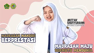 MADRASAH MANDIRI BERPRESTASI  Vlog Porseni Madrasah Magetan  MTs Darul Ulum Poncol 2024 Putri [upl. by Loggins]