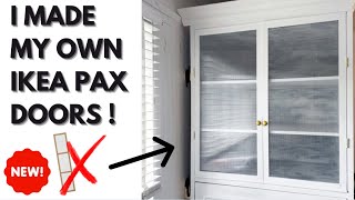 I will NEVER Buy IKEA PAX Doors Again 🚨  EASY DIY Guide [upl. by Kara994]