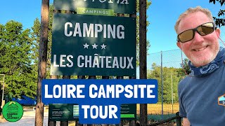 LOIRE CAMPSITE TOUR HUTTOPIA CAMPING LES CHATEAUX  TOUR  REVIEW [upl. by Echikson]