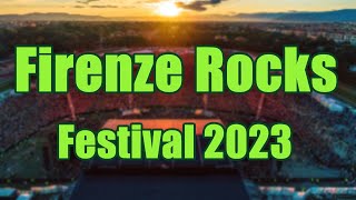 Firenze Rocks Festival 2023  Live Stream Lineup and Tickets Info [upl. by Lillie]