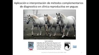 CHARLAS EQUINOS Clínica Reproductiva Dr Luis Losinno [upl. by Ettari]