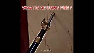 La katana de fuego ☠️ shortsvideoshortsdemonslayerrengokukyoujuroutanjirokamado [upl. by Panthea]