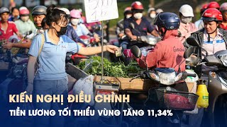 Kiến nghị điều chỉnh tiền lương tối thiểu vùng tăng 1134 [upl. by Rratsal]