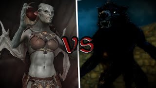 Vampire Lord Vs Werewolf  Which is Better in Skyrim SE [upl. by Pontus206]