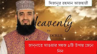 জান্নাতে যাওয়ার কিছু উপায়। যা না জানলেই নয়। Mizanur rahman azhari মিজানুর রহমান আজহারী [upl. by Dnomsaj]