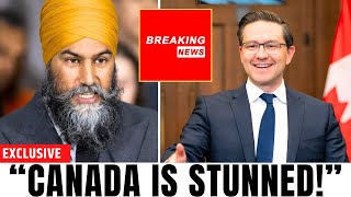 Pierre Poilievre DESTROYS Jagmeet Singh and the NDP LIVE ON TV [upl. by Godden]