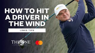 How to hit a driver into wind 💨  Links Tips with Paul Lawrie [upl. by Eidod]