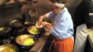 Secrets of Restaurant Chefs Susan Feniger Prepares Sautéed Brussels Sprouts [upl. by Marcoux]