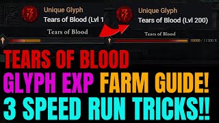 Tear Of Blood Glyph Leveling Guide Tricks amp Tips To Speed Clear Abattoir of Zir [upl. by Thomasa]