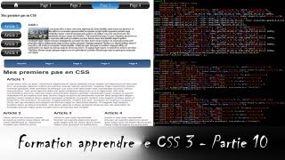 Formation apprendre le CSS 3  Partie 1010 [upl. by Zsuedat814]