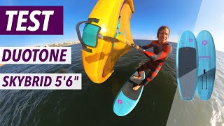 TEST DUOTONE SKYBRID 56quot SLS  WINGFOIL LIGHTWIND OU BOARD A TOUT FAIRE [upl. by Ahsimaj282]