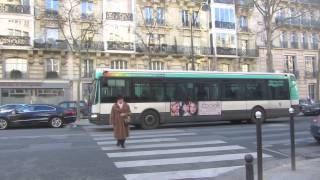 Buses in Paris France 2013 [upl. by Lainad133]