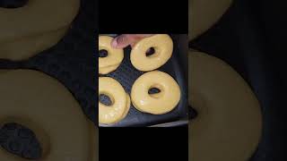 Homemade Air Fryer Donuts shorts airfryer recipe bread [upl. by Nedlog942]