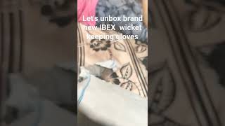 unboxing new IBEX wicket keeping gloves [upl. by Notsud]