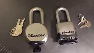 52 Master quotMagnumquot Padlocks Picked and Bypassed [upl. by Dott181]