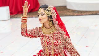 Beautiful Bridal Dance  Indian amp Pakistani Wedding  Salaam  Deewani Mastani  TailorMadeForReza [upl. by Andrus438]