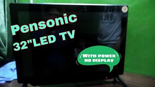 Pensonic 32quotLED TV with power but no display how to repair [upl. by Ahsiekel711]