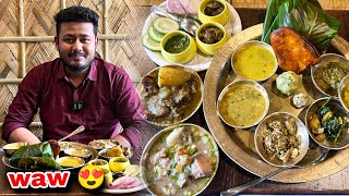 A Unique and Tasty Assamese Traditional Thali  DuckPork  Assamese Food Vlog [upl. by Camp]