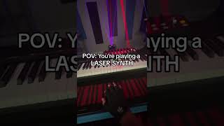 Laser Synth POV lasersynth synthesia synthesizer lasers pangolin Laser Systems Guardian [upl. by Nadnal]