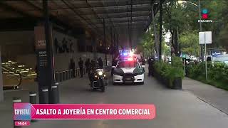 Asaltan joyería en Parque Tepeyac CDMX  Noticias con Crystal Mendivil [upl. by Rayshell]