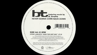 BT ‎– Never Gonna Come Back Down Steve Lawlers quotDish The Dirt Mixquot [upl. by Quar]