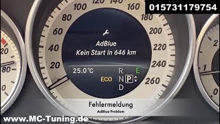 AdBlueProbleme Unsere Lösung für dein Mercedes ECoupe [upl. by Nylg]